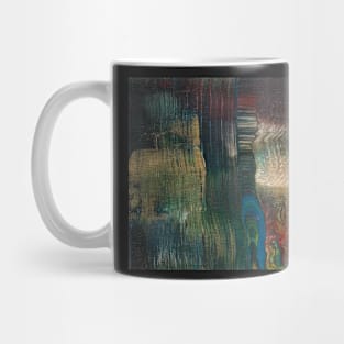 "Forest Acid Rain" Acrylic Abstract Painting Mug